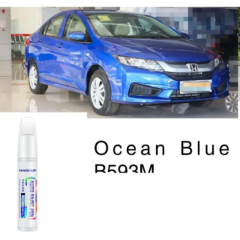 Suitable for Honda Blue Touch-up Paint Pen Brush Civic CRV Crown XRV Fit B588P Blue B593M B607M BG53M B563P B626M NH820P Blue