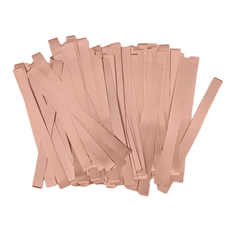 20pcs/pack Copper Strip Tabs 0.2x10x100mm Copper Strips Sheet for Li-ion Battery Pack Spot Welding