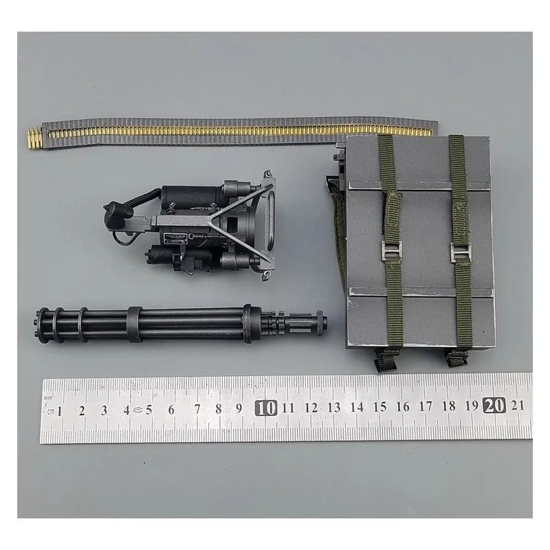 

ZYTOYS ZY8019 1/6 Scale Soldier M134 Weapon Plastic Static Model Toys Fit 12'' Action Figure Body In Stock