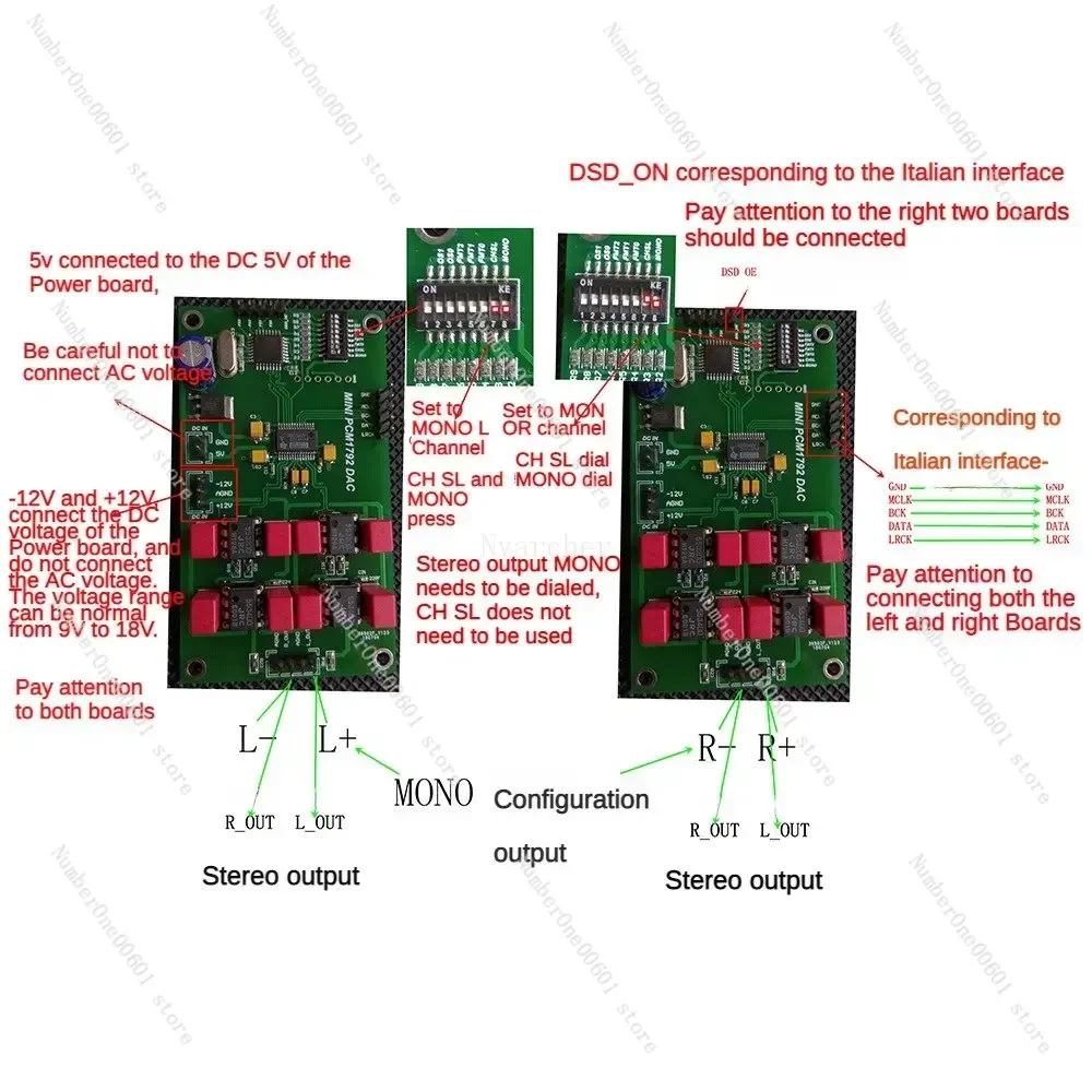 For PCM1796 DSD Decoder Board Supports Dual Parallel Mode DSD512 PCM384khz Beyond The ESS9038 AK4497