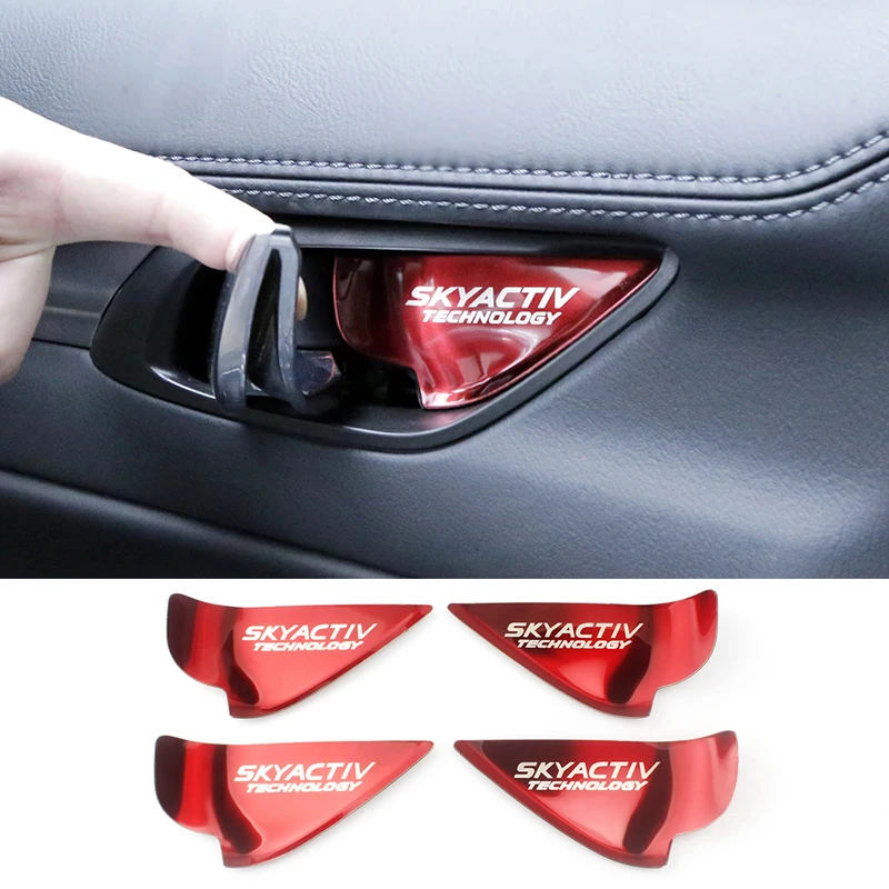 

Door Handle Decorative Cover Sticker For Mazda 3 6 BL BM GJ CX3 CX5 CX5 KE KF CX7 CX9 MX5 Axela ATENZA Auto Accessories