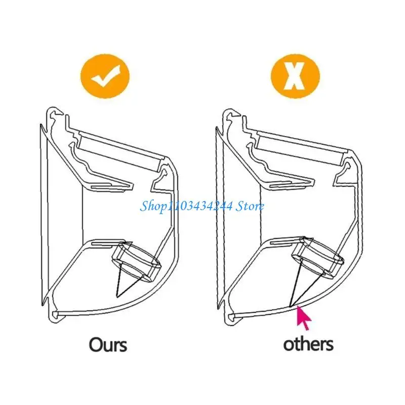 صمامات السيليكون لمضخة الثدي S9/S12 تمنع التدفق العكسي، صمامات منقار البط البديلة لمضخة الثدي، تركيب بسيط #3