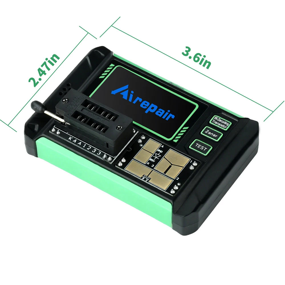 LCR-AR1 Transistor Teste Multifunctional Diode Triode Capacimeter Resistance LCR ESR Meter MOSFET NPN PNP SMD Tester view 3