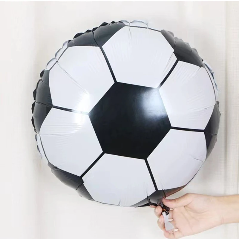 Juego de globos con temática de Rugby, globo de papel de aluminio de fútbol americano, suministros de decoración para fiesta temática de fútbol