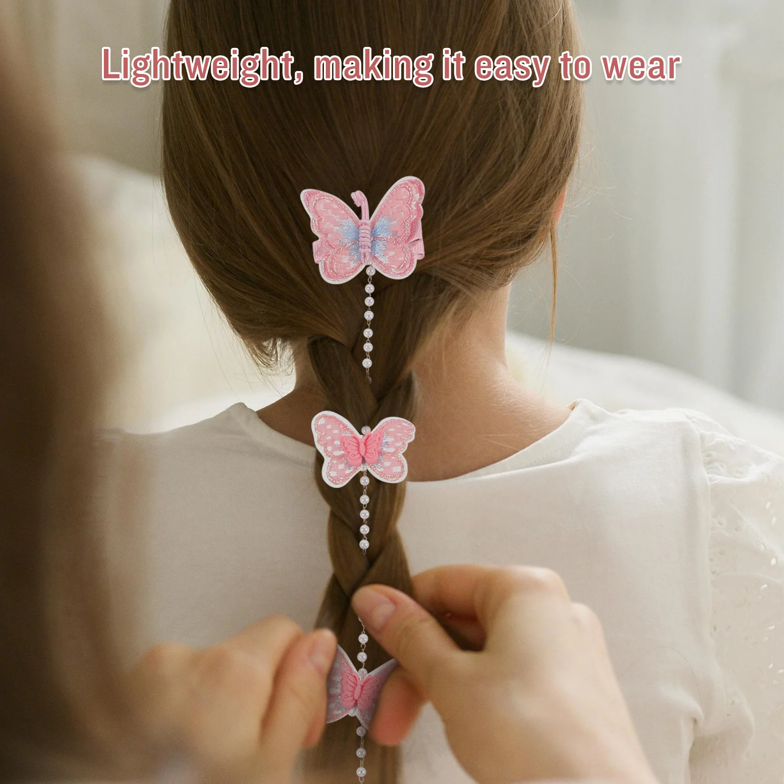 

2 шт. заколки-бабочки с кисточками, элегантные заколки для волос для женщин и девочек, модные аксессуары, подходят для любого образа