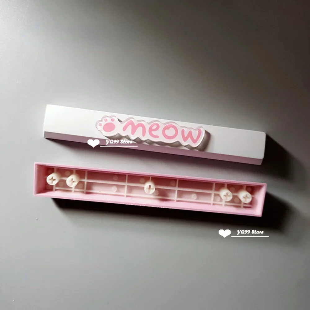 Cartoon Cute 6.25U Space Bar Keycap for Cherry Mx Switch Custom Cherry/OEM Mechanical Keyboard Caps Individuality Gaming Keycap