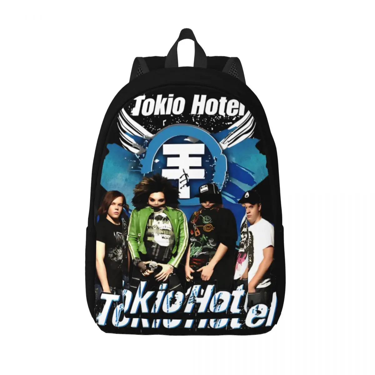 Music Band Tokio Hotel Singer Hottrend Backpack for Men Women Student Hiking Travel Daypack Laptop Computer Shoulder Bag Sports