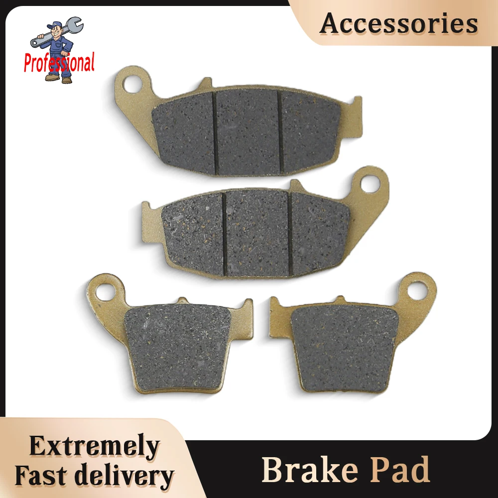 

For Honda CRF 250R 450R 250X 450X 250RX 450RX 450RL 450RS 2002-2022 CR125 CR250 2002-2007 Motorcycle Front & Rear Brake Pads