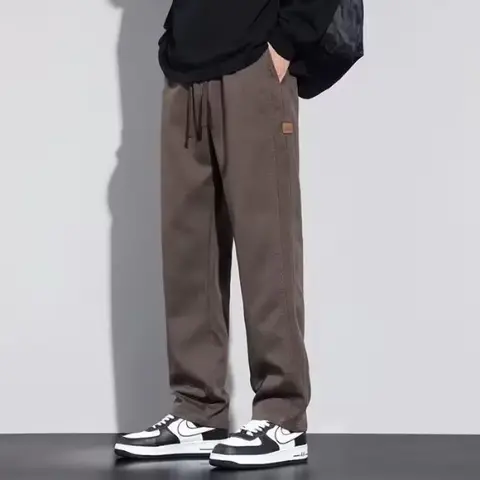 남성용 헐렁한 얇은 원피스 바지, 스트레이트 포멀 와이드 루즈 캐주얼 남성 스트릿웨어 슬랙스, 저렴한 에스테틱 핫, 여름