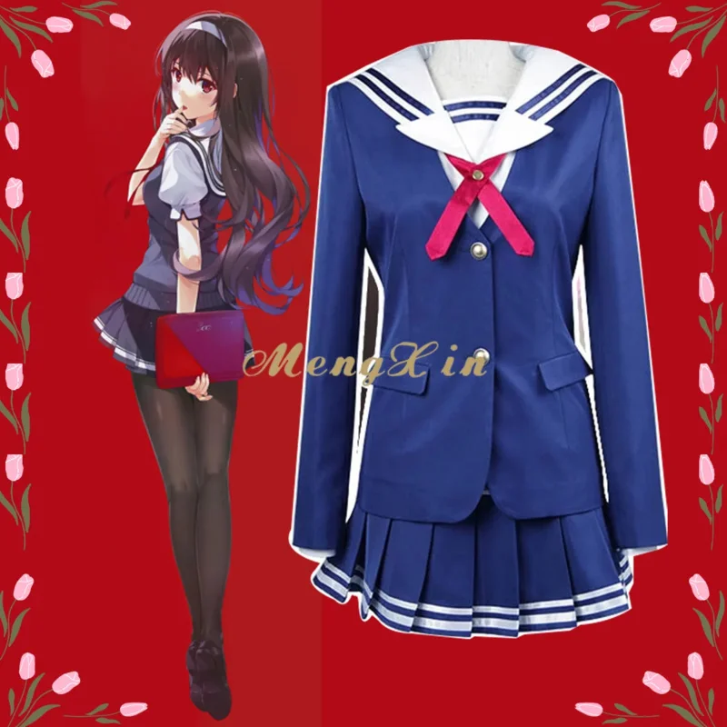 Anime Saekano: How To Raise A Boring Girlfriend Cosplay Costumes Kasumigaoka Utaha Clothes Katou Megumi Uniforms Women Halloween