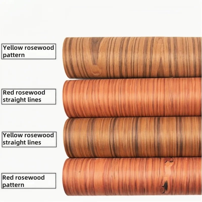 

L:250*58cm T:0.2mm Technology yellow red rosewood Wood Veneer Cabinets&Projects Walls sheets Modern Furniture Decorative Panels
