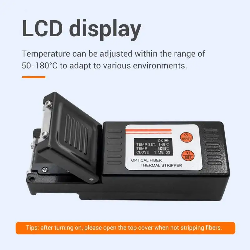 Fiber Optic Clamp Type Thermal Stripper Can Strip Pigtails/Bare Fibers/Ribbon Optical Cables With 48 Cores