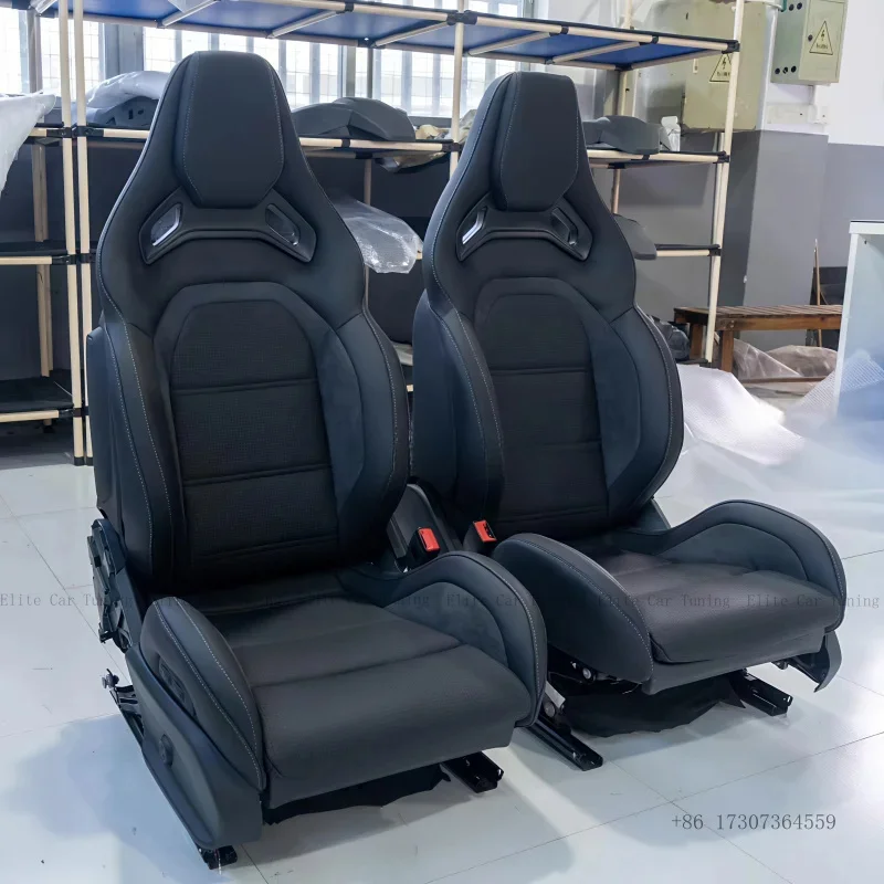 High Performance Sport Seats For Mercedes Benz C-Class C63 Amg Gt W205 Pu Leather Safety Seats