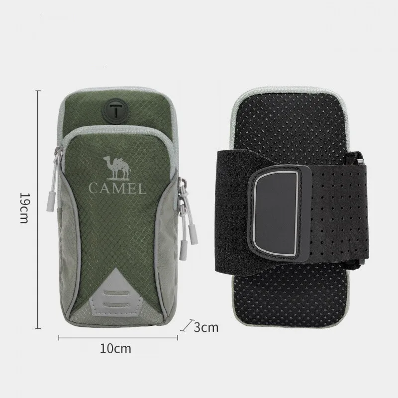 GOLDEN CAMEL Running Bags Sport Arm Bag Outdoor Mobile Phone Bag for Men Women Handbag for Cycling Hiking Mountaineering Camping