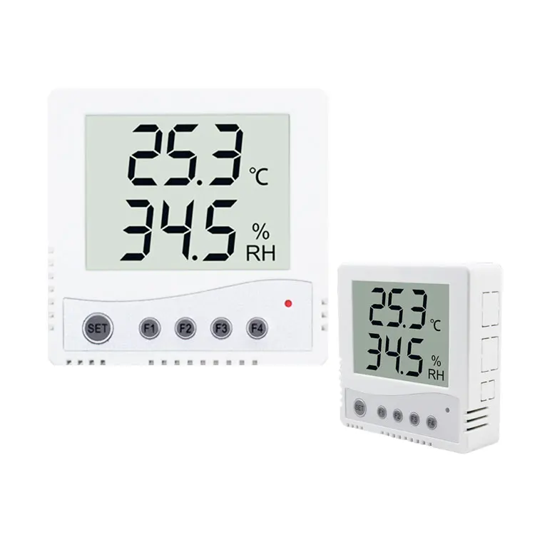 Modbus RS485 4-20ma 0-10V Output LCD Screen Display Digital Temperature and Humidity Sensor for Inside