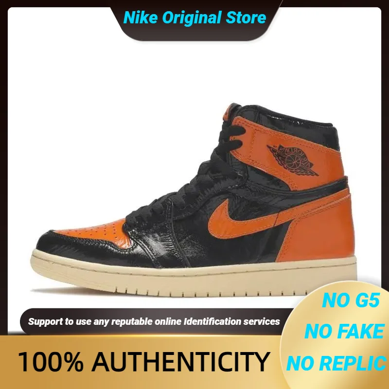 Sepatu sneaker Nike Air Jordan 1, sepatu kets Retro High OG 'Shattered Backboard 3.0 555088-028