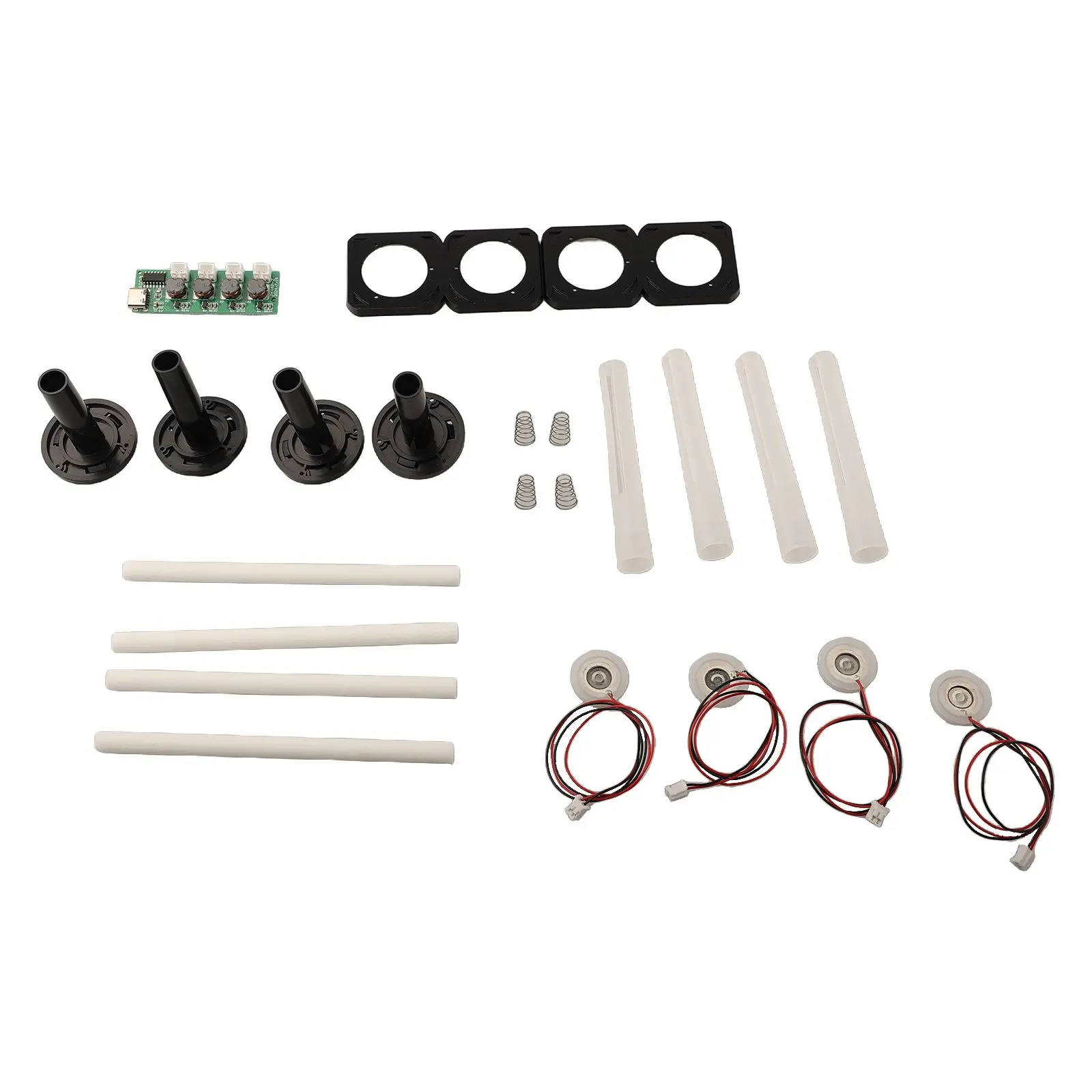 4 Head Atomizer DIY Humidifier Kit Stable Performance Strong Fog Volume Upgraded TYPE-C Interface Continuous Spray