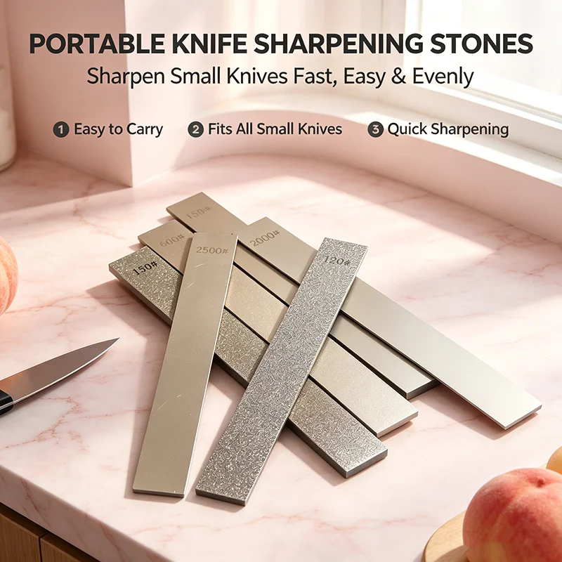Baseless Diamond Whetstone Knife Sharpening Stone Professional Manual Grinder Multifunctional DIY Woodworking Kitchen Tool