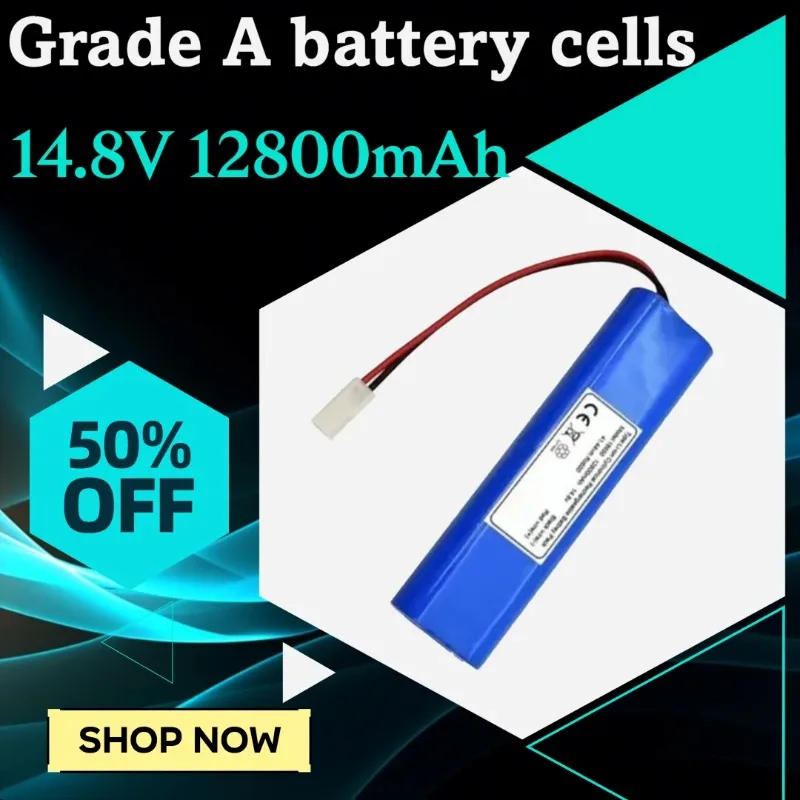 

14.8V 12800mAh Lithium Battery For Ilife V3s V50 V5s V8s V80ma