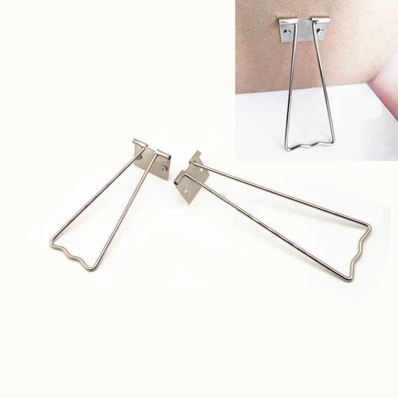 Different Sizes! Iron Metal Back Support Picture Bracket Photo Frame Pedestal Holder for 5 8 10 12 Inch Display Easel Stand image 4