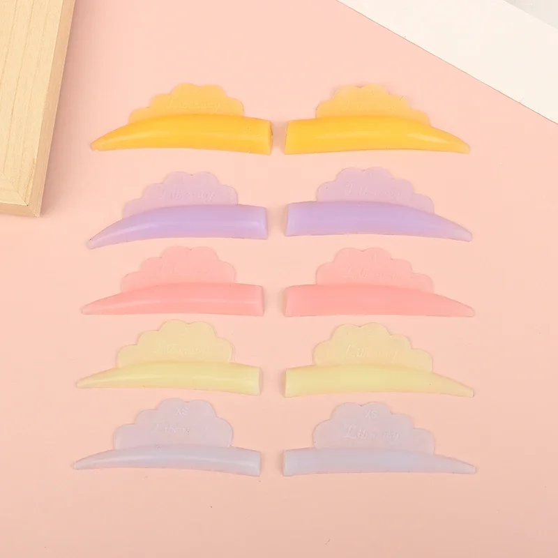 5 paia/scatola Lash Lift Cuscinetti In Silicone Riutilizzabili Sotto L'estensione Delle Ciglia Diverse Dimensioni Ciglia Perm Curler Accessori Per Il Trucco Strumento