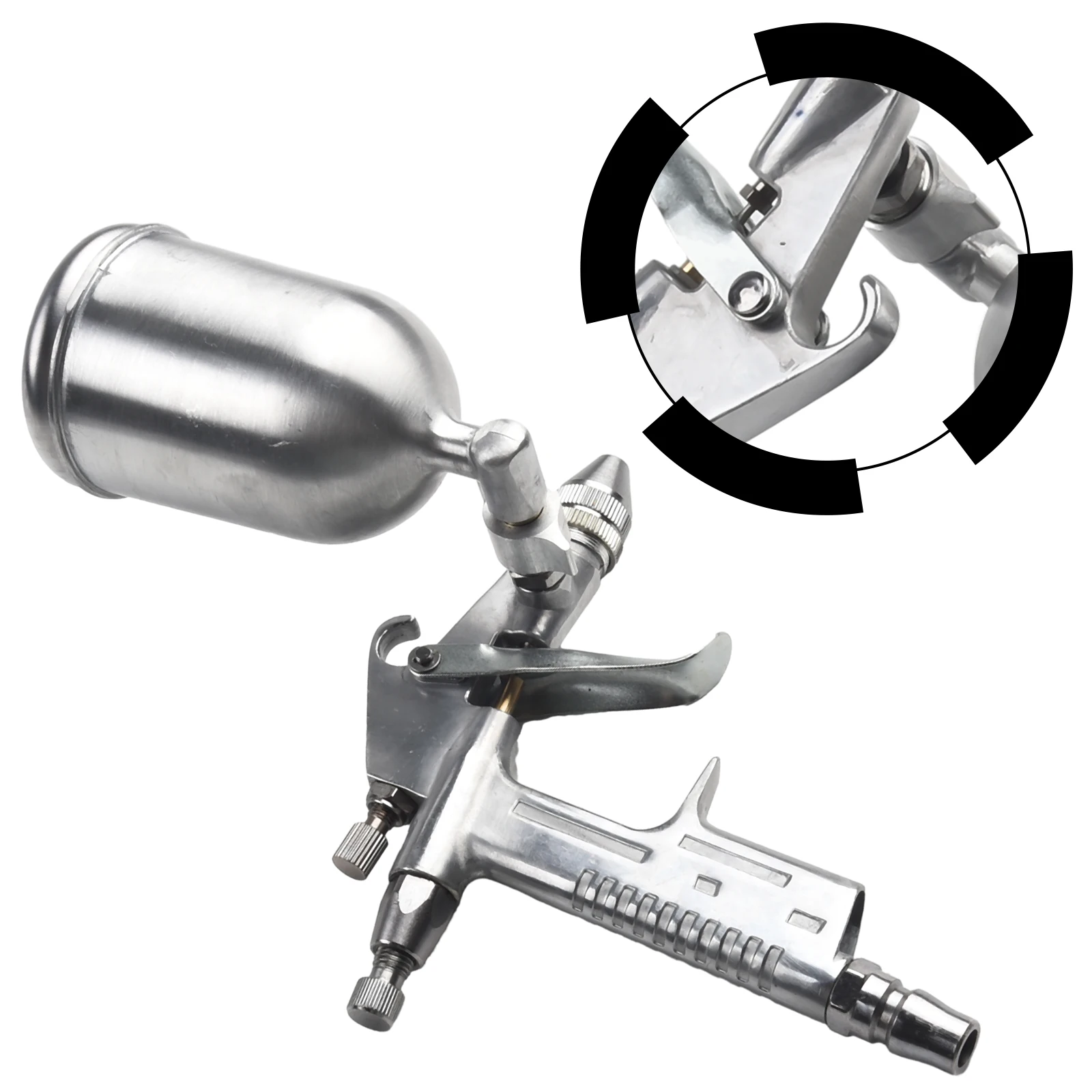

Spray Tool Spray Machine 125ml Accessories C-type Quick Connector Gravity Type Kit Nozzle Parts For Car Painting Repair