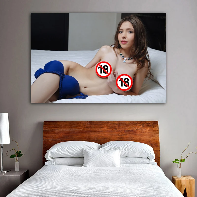 Ukraine Adult Model Erotic Big Boobs Sexy Girls Pornstar Posters Wall Art Pictures Canvas Painting Print for Living Room Decor