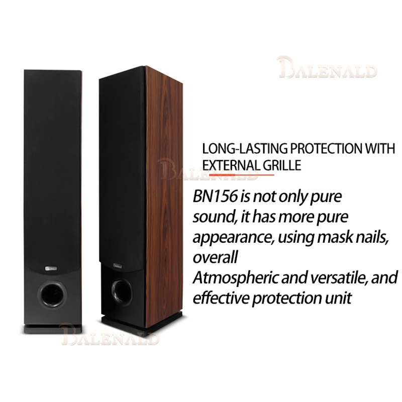 

2026 Новинка: Hi-Fi колонки BN156 Fever, домашние напольные Hi-Fi акустические системы с двумя 8-дюймовыми динамиками, пассивные напольные колонки