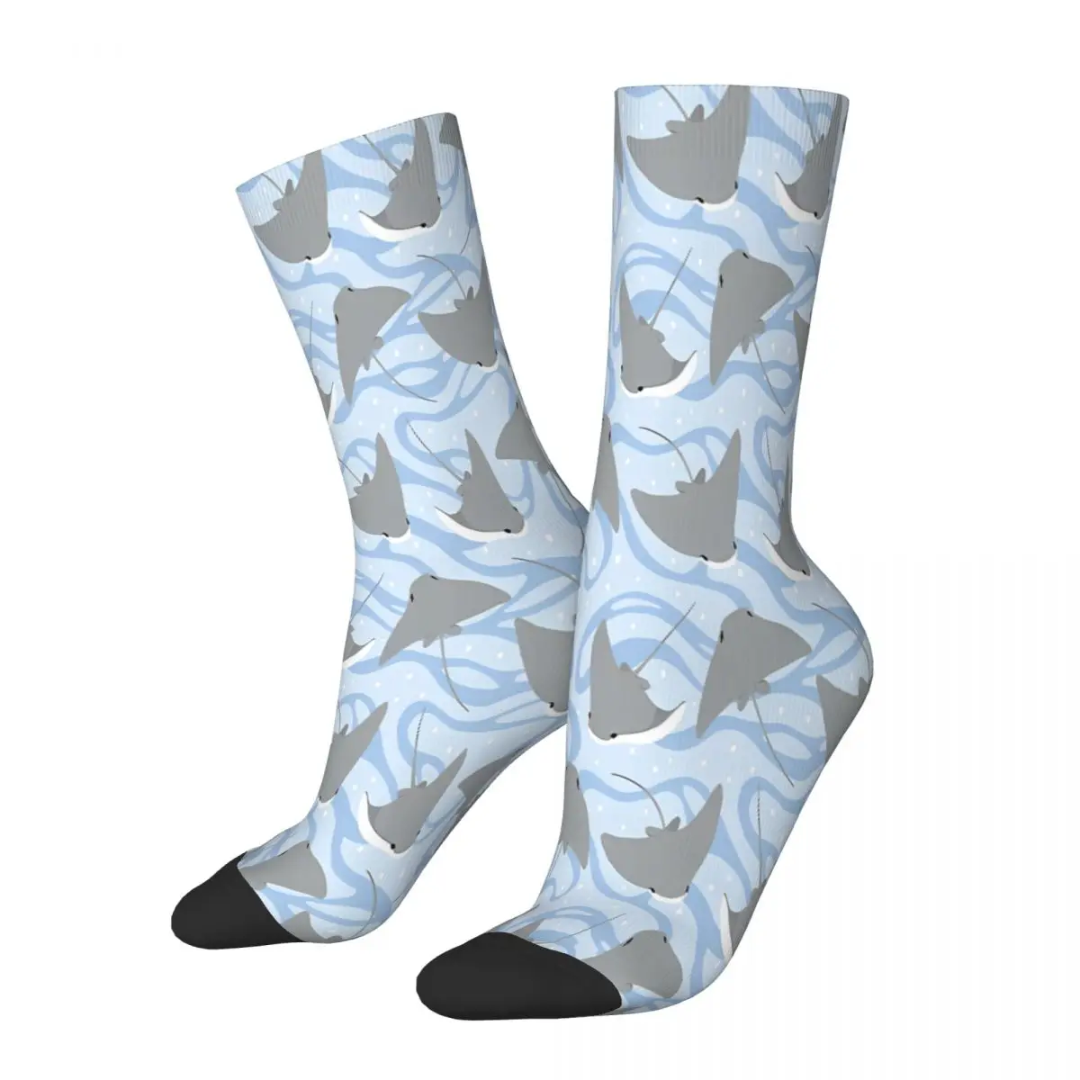 Stingrays Cownose Ray Sticker Pack Socks Male Mens Women Spring Stockings Harajuku