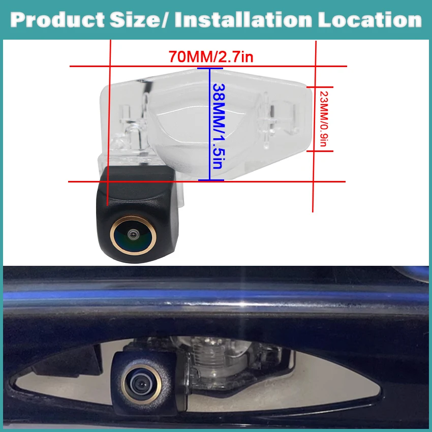 CCD HD 170°Golden FishEye Intelligent Tracks Car Rear View HD Camera For Honda Jazz ( Fit ) 5D 2002~2013 Fit Hatchback 2002~2011