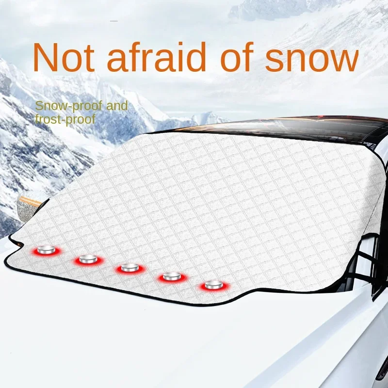 Magnetic anti frost anti freezing anti snow cover for car snow shield sun shading car clothing car winter snow shield