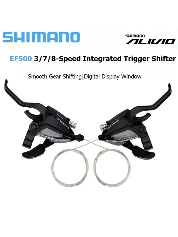 AliExpress Shimano SHIMANO EF500 Integrated Trigger Shifter for Mountain Bikes - 3×7/3×8/21/24 Speed