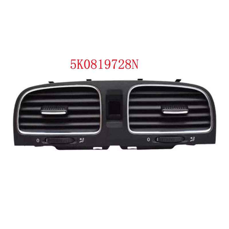 OEM Black Front Panel Console Vents Dash Louver Air Conditioner Vent Outlet  For VW Golf 6 MK6  5K0819728 5K0819703 5K0819704