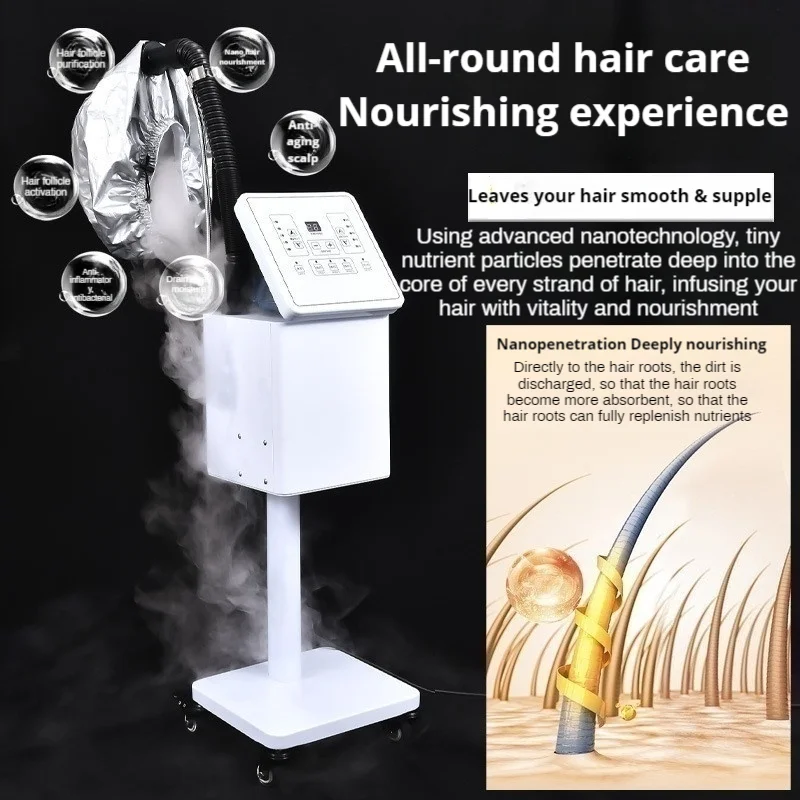 Ozone Nano Micro Mist Hair Steamer, Professional Spa Machine, Hot Spray for Salon Barber Care, Moisturizing Treatment Equipment - view 5
