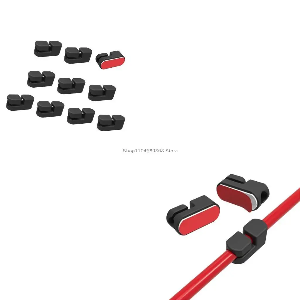 

10Pcs Cable Clip Cord Organizers Holder Cable Management Wire Holder Clip for Desk Home Office Car Accessories