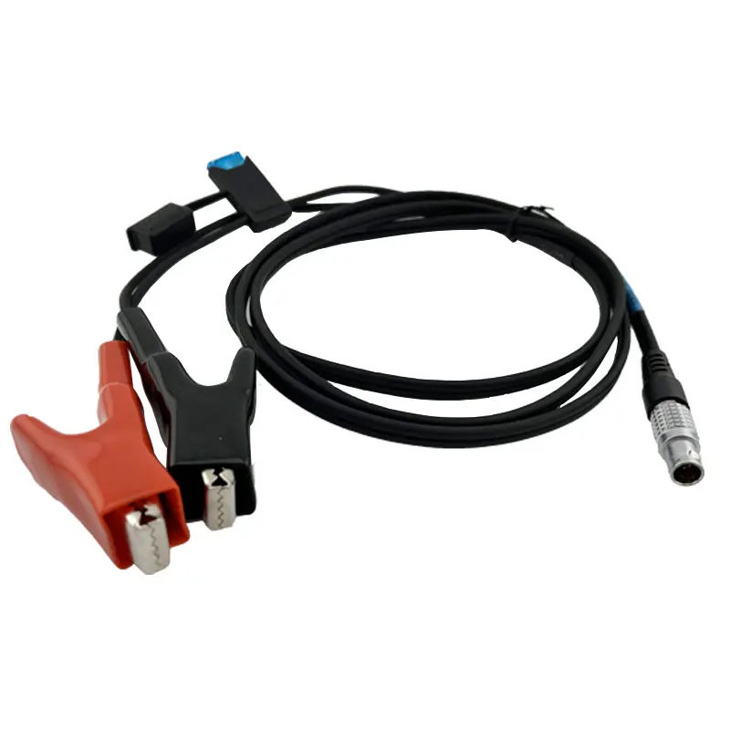 8 دبوس 565856   كابل الطاقة لسلسلة Leica TS30 TM30 Total Station Instruments توصيل كابل خط البطارية الخارجي