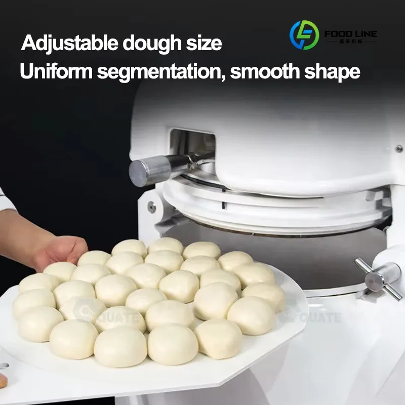 Dough Balls Rounding Cutter Dough Divider Rounder Machine Customized