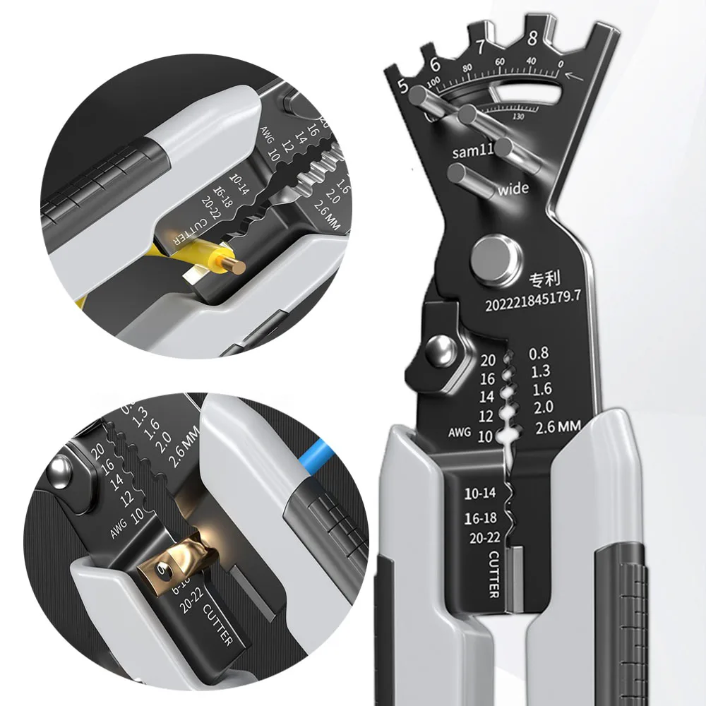 5-in-1 Wire Bending Pliers Wire Stripping Pliers Wire Splitting Pliers Electrician Wire Pulling Pliers, Cable Wire Peeling