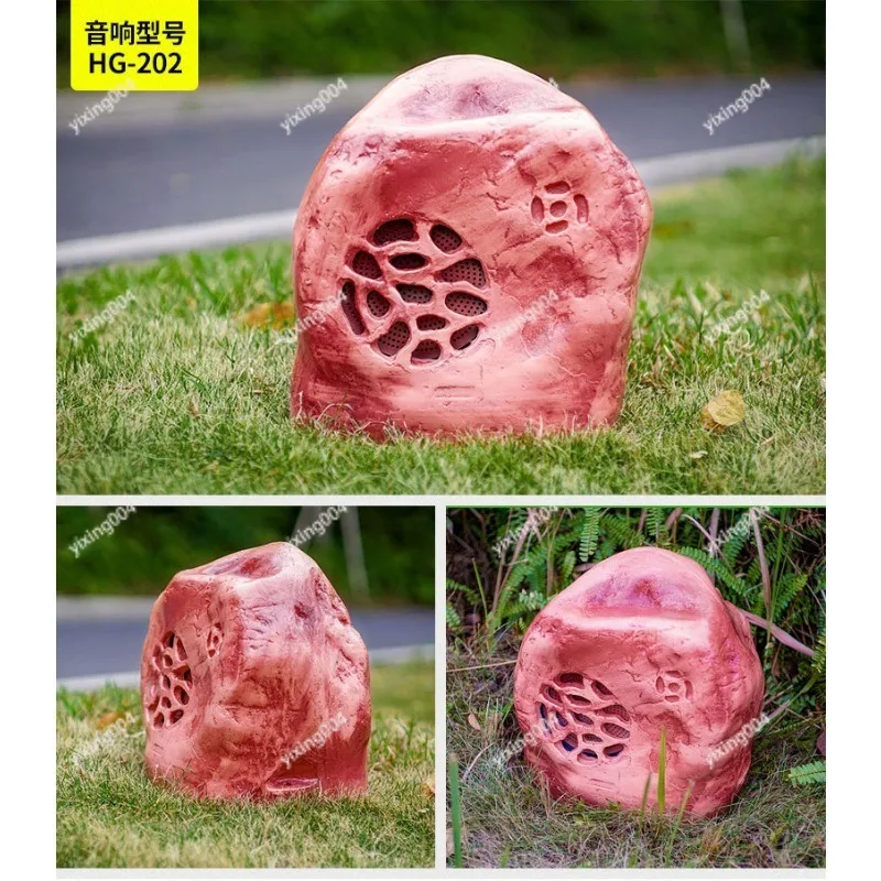 Waterproof Stone Landscape Speaker, Outdoor Garden Lawn Rock Speaker for Park Community
