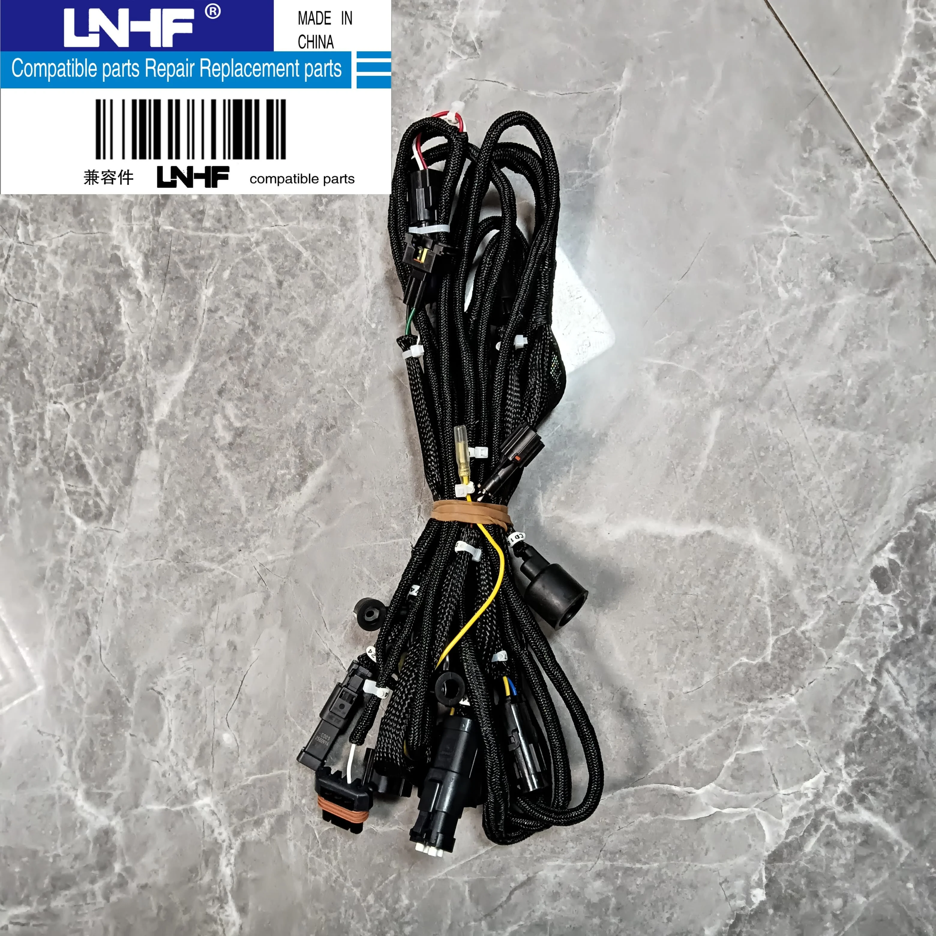 

LNHF 2BQ6-10212 Excavator Wiring Harness Three-plug High Quality Compatible Parts 220LC-9T 225LC-9T 2BQ6-10212 For Hyundai