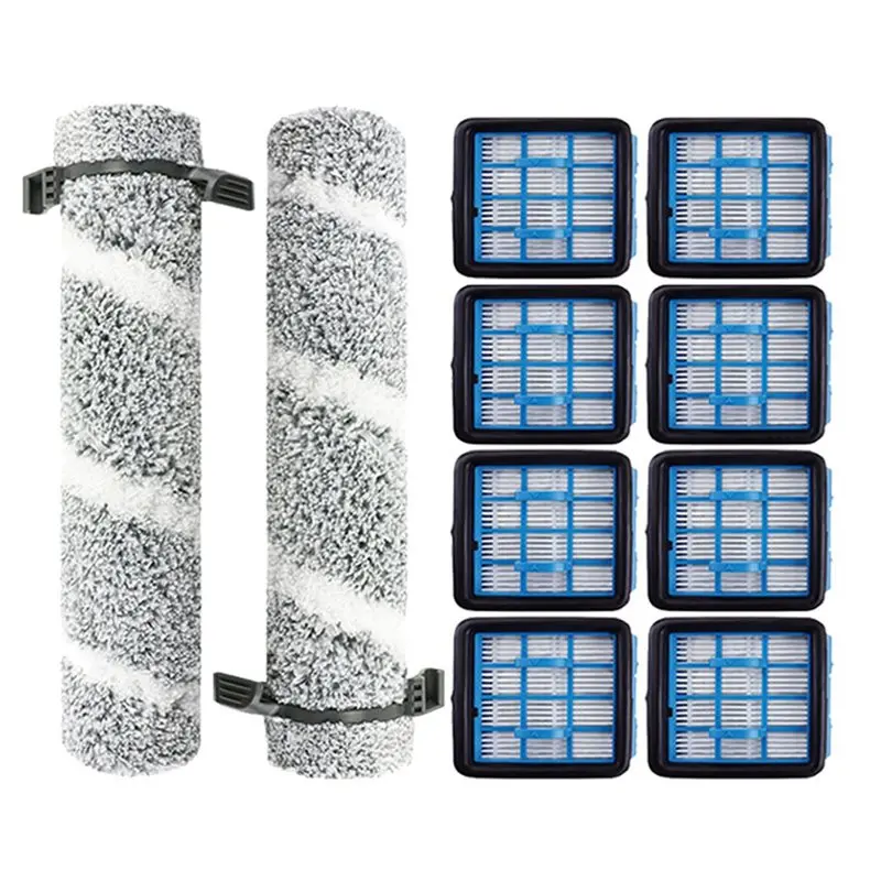 Kit de repuesto de filtro A76G-HEPA (10 piezas), cepillo giratorio para aspiradora inalámbrica Bissell 3930F 3933 V2 39999Z, repuesto para aspiradora en seco y húmedo