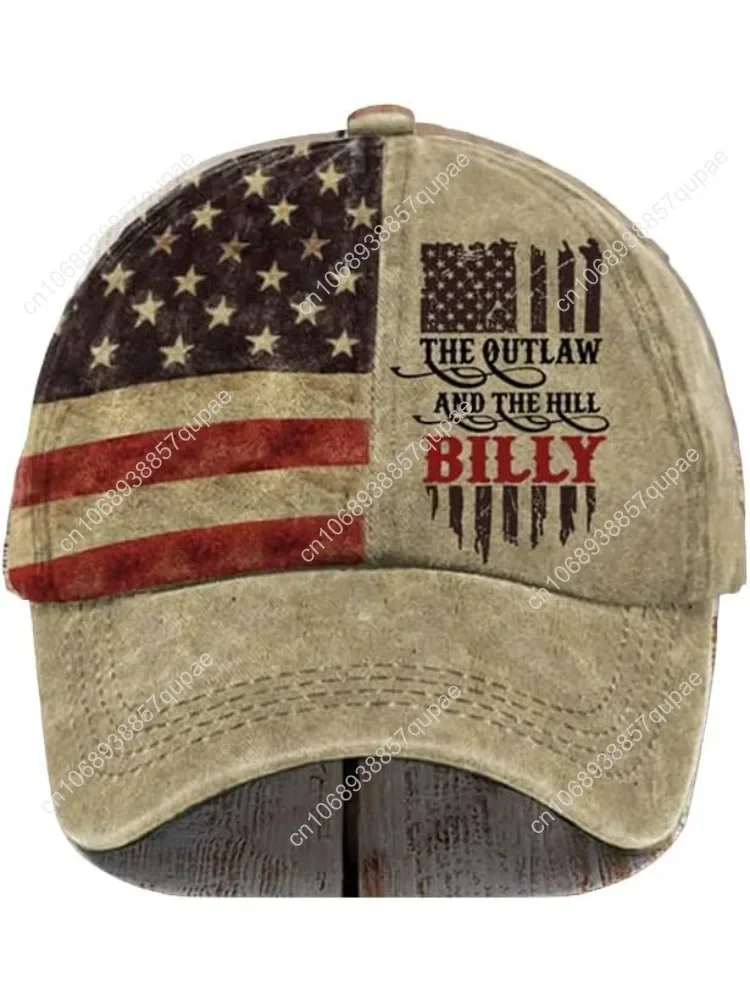 

Outlaw Hillbilly 2024 Flag Hat 2024 Vote Baseball Cap Patriotic Election Hat Men Woman Outdoor Casual Party Headwear Unisex