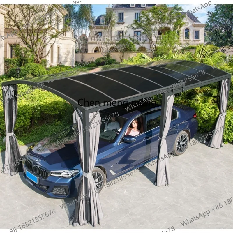Customized Mobile Garage Parking Home Rain Shelter Arch Pavilion Afternoon Tea Villa Courtyard Outdoor Telescopic Shed Garage