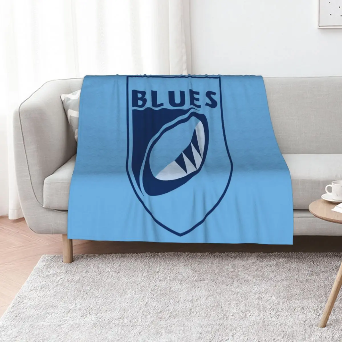 Cardiff Blues Throw Blanket Decoratives Softest funny gift Soft Decorative Throw Flannels Blankets