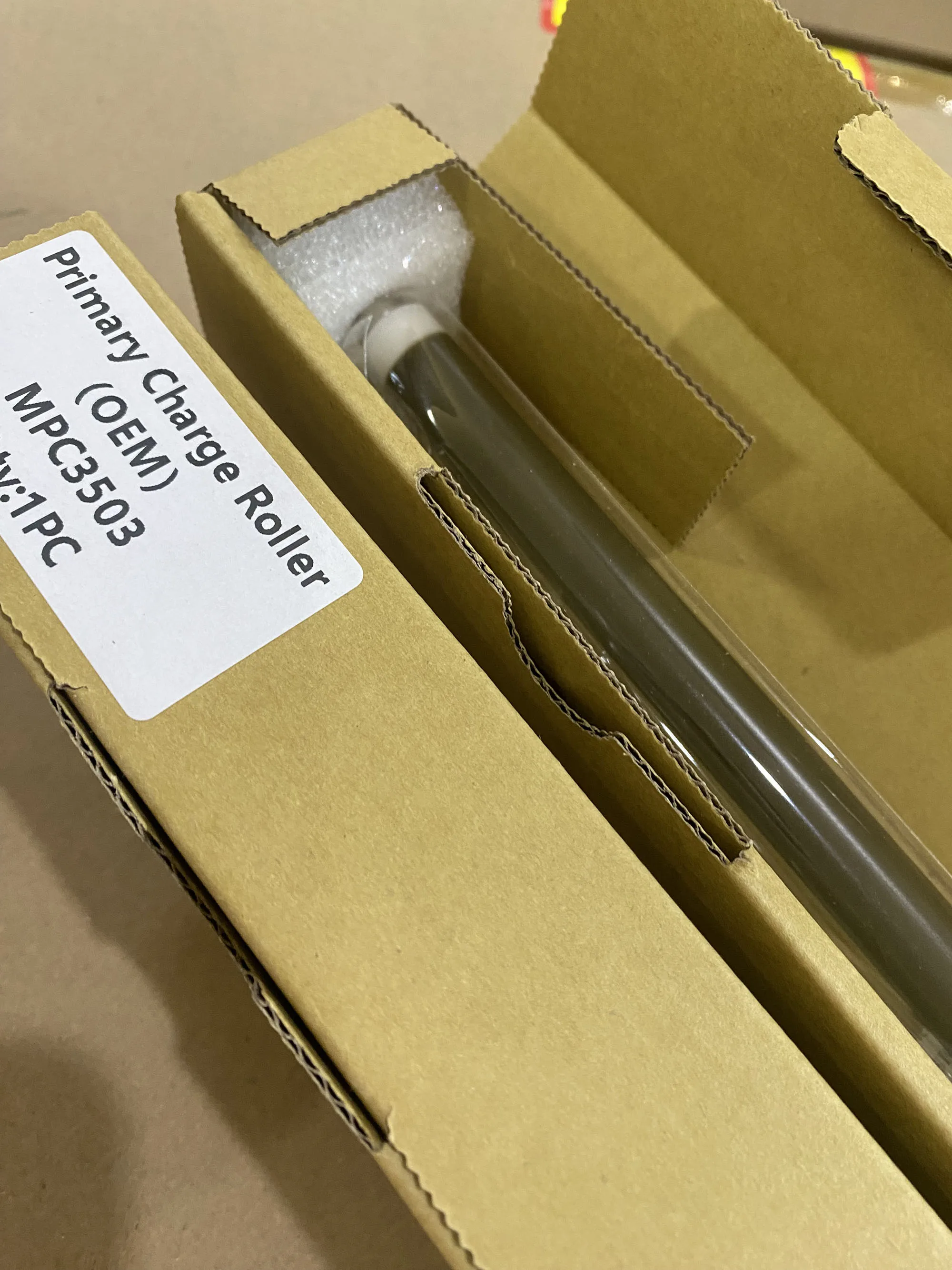 

1X OEM Brown Color Primary Charger Roller For Ricoh MPC3003 3503 3004 3504 4503 5503 6003 4504 5504 6004 IMC3000 PCR AD02-7050