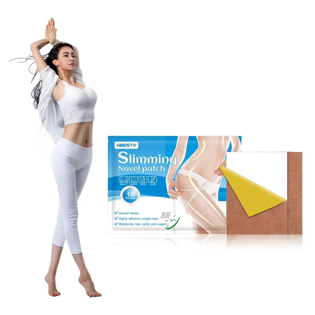 Fast Burning Belly Slimming Patch, Perder peso Detox, Adesivo abdominal umbigo, Melhorar os cuidados de saúde do estômago, 3 Pacotes