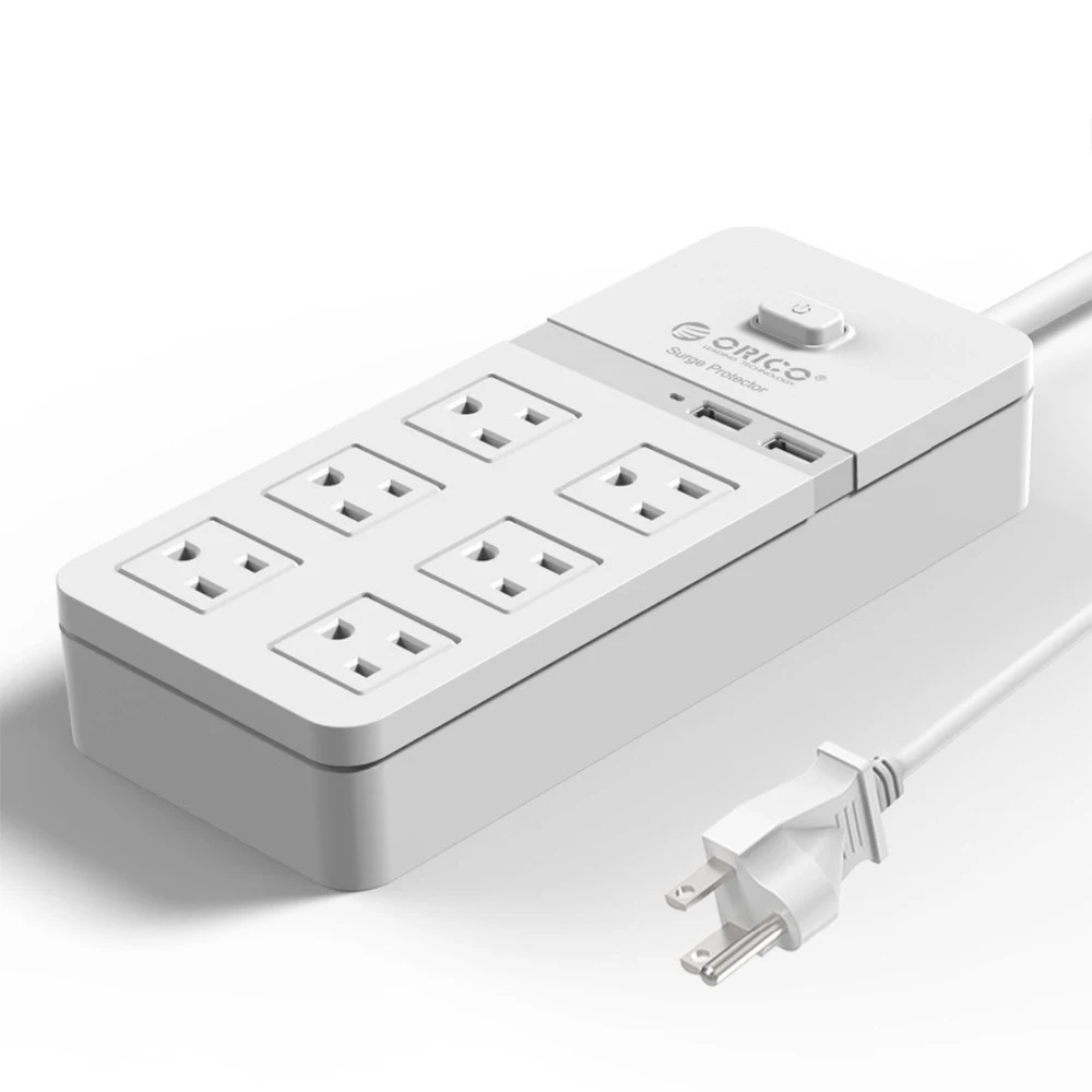 

ORICO SPT US Plug Power Strip with 6 AC Outlets Extension Cable Electrical Socket for Home And Office Use