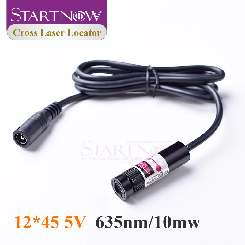 Light Red Cross Locator 660nm 100mw Laser Diode Module Focusable Beam Cross Laser Positioner For Woodworking Embroidery Machine