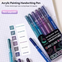 Languo 6-144 Colors Painting Acrylic Gel Pens Large Capacity Ink Pen for Drawing Diary Diy Color Doodling Painting Art Supplies 3