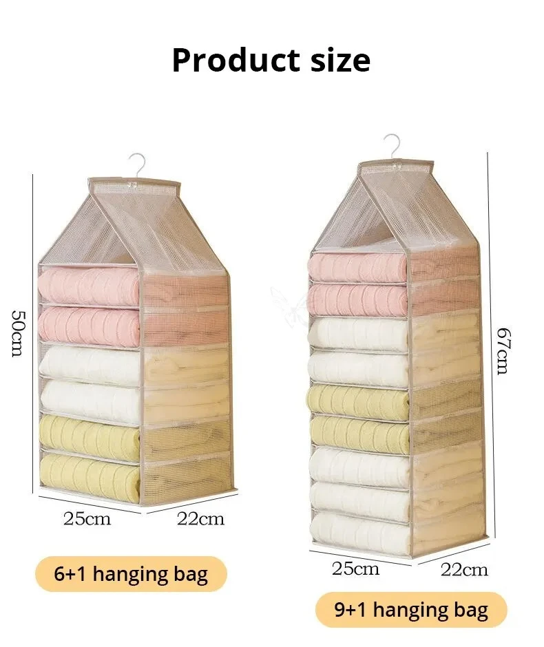 Wardrobe Hanging Storage Bag Image 8